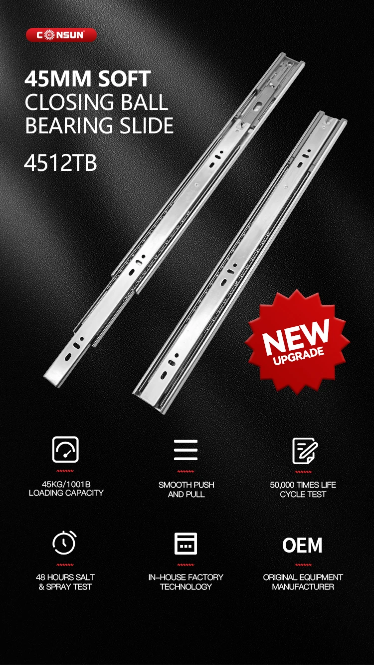 Telescopic Channel Heavy Duty Kitchen Soft Close Matco Tool Box Drawer Slides Buy