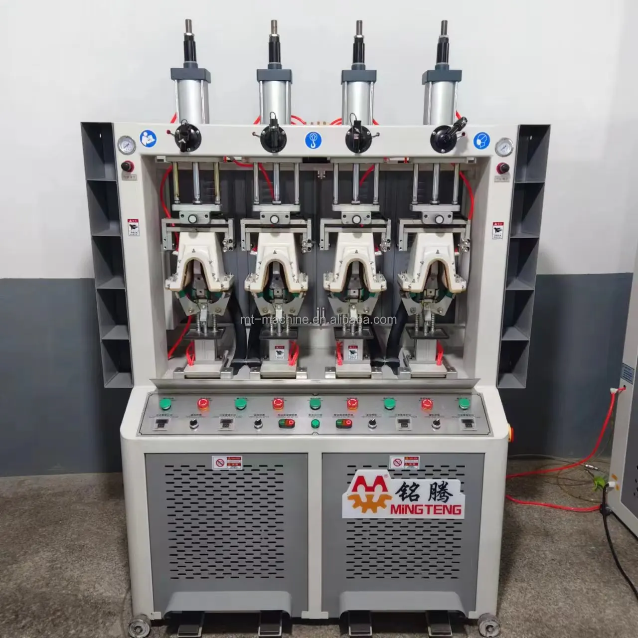 Energy Efficient Pneumatic Four Cold Shoe Heel Setting Machine Shoes Attaching Equipment Shoe