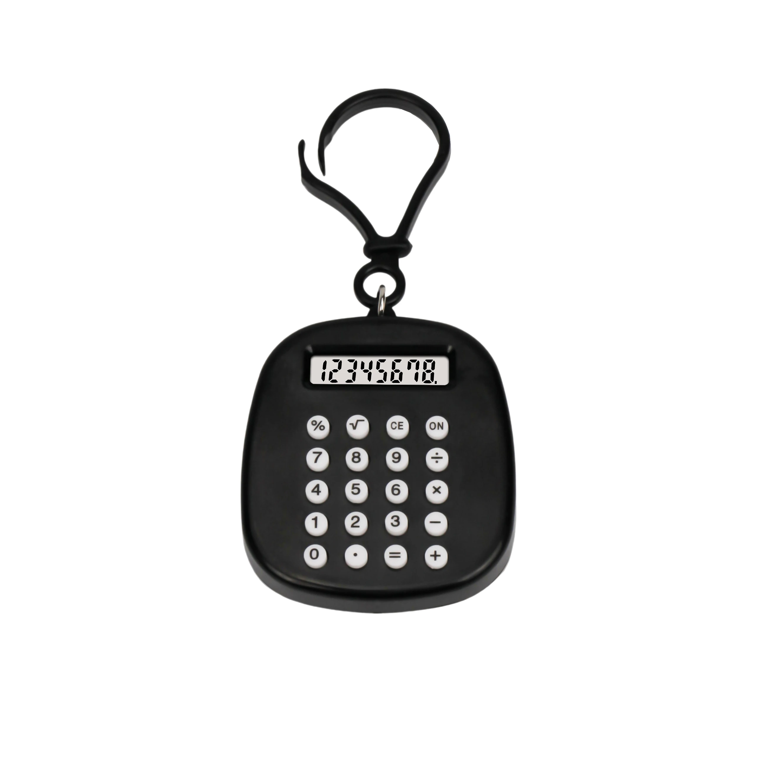 Wholesale customized mini gift calculator with maze toys and keychain for children's portable small calculator