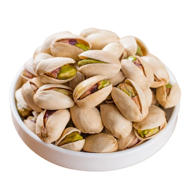 sweet fragrant roasted pistachio nut snack natural with white