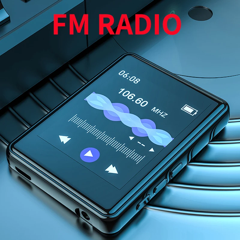 RUIZU M17 MP3 Player With Bluetooth 16GB Music Player Touch Screen Portable Walkman Support FM Radio Recording Ebook MP4 Video