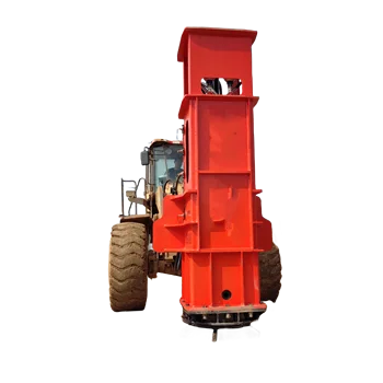 Live shot Loader Modified Hydraulic Dynamic Compactor Reinforcement 50 Forklift Vibration Compactor