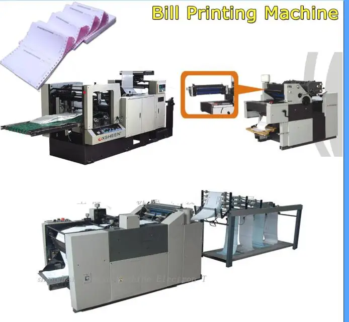 Automatic Receipts Continuous Form Paper Collator Numbering Collating Machine for Bank Book and Cheque Books
