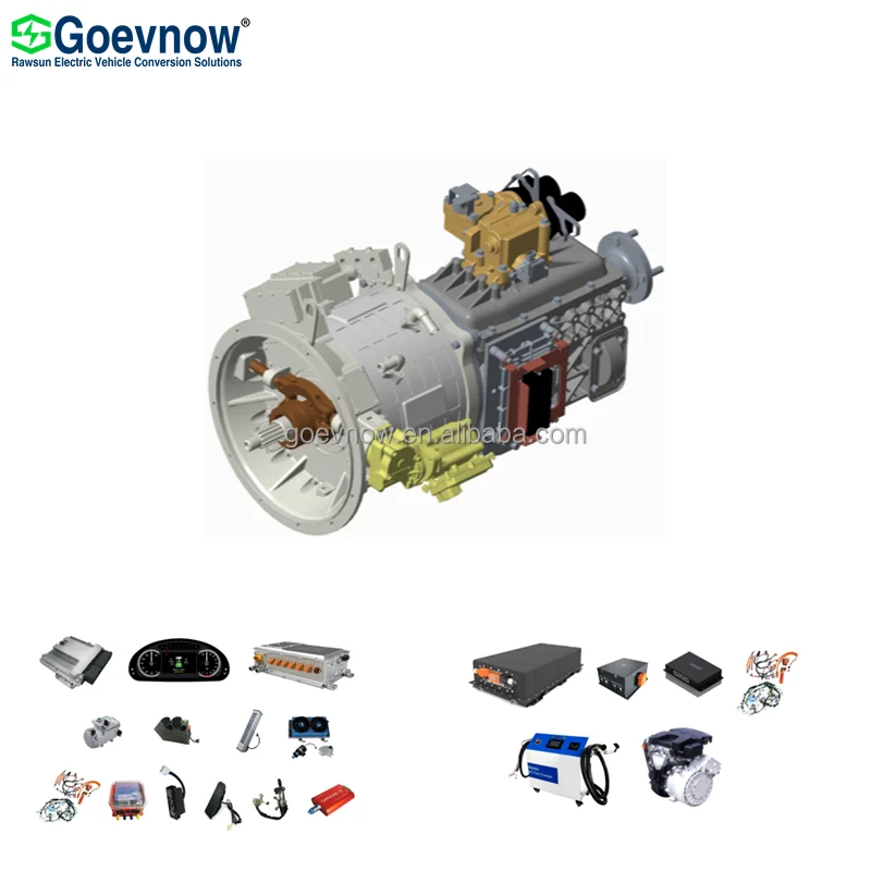 Hybrid Car Conversion Kit EV AC Motor RPHD3300 Electric Car Conversion Kit Battery VCU for 4.5-12 Ton Light Trucks