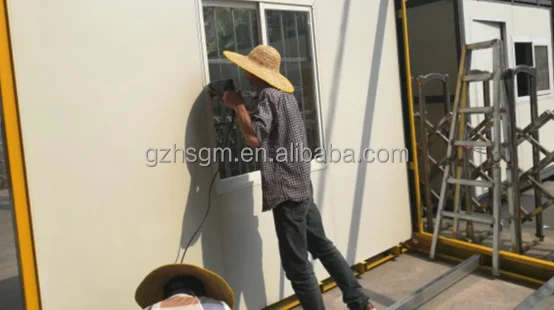 منزل حاوية بأسعار المصنع تم تجميعه بسرعة منزل جاهز بغرفة نوم مزدوجة وحدات مصنوع حسب الطلب منزل عزل مؤقت