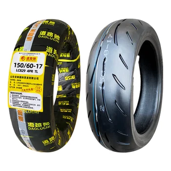 High quality 150/60-17 motorcycle tire with one year warranty with ISO9001 ,CCC , DOT , E-MARK