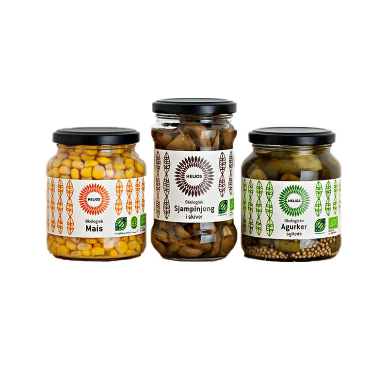 Пользовательские печатные этикетки для еды