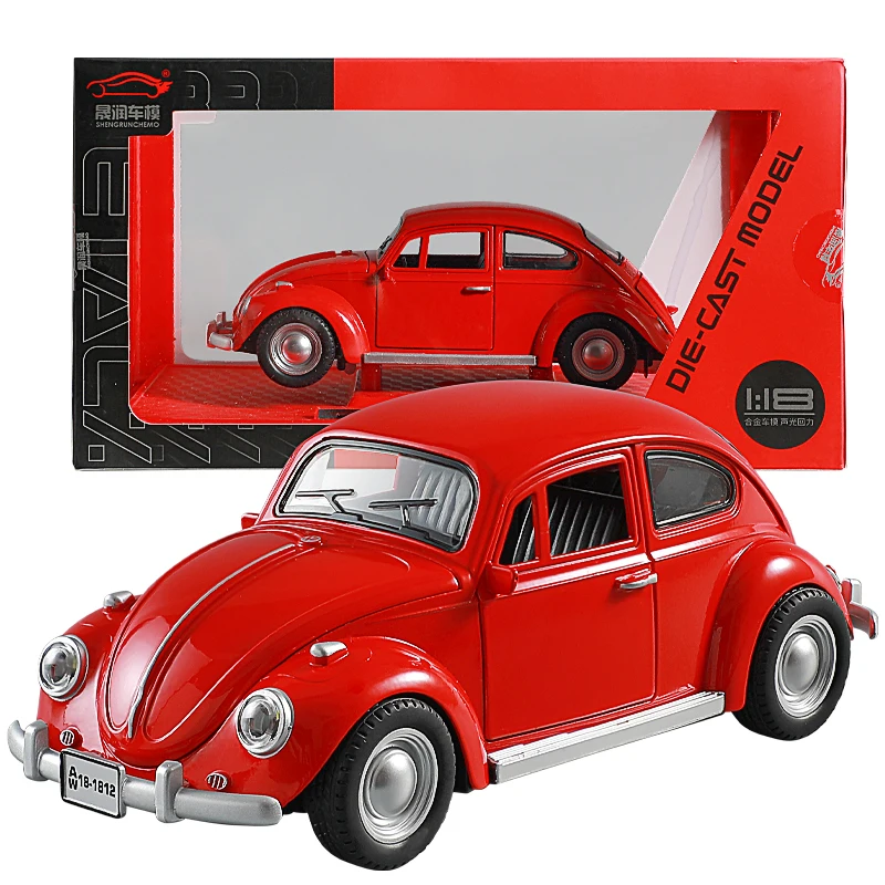 1:18 1955 Beetle Vintage Alloy Diecasts - High Detail Toys