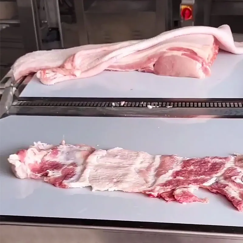Pork Rind Meat Skinner Slicer Lamb Pig Beef Skin Fat Remover Slice Peel Remove Peeler Cut Machine