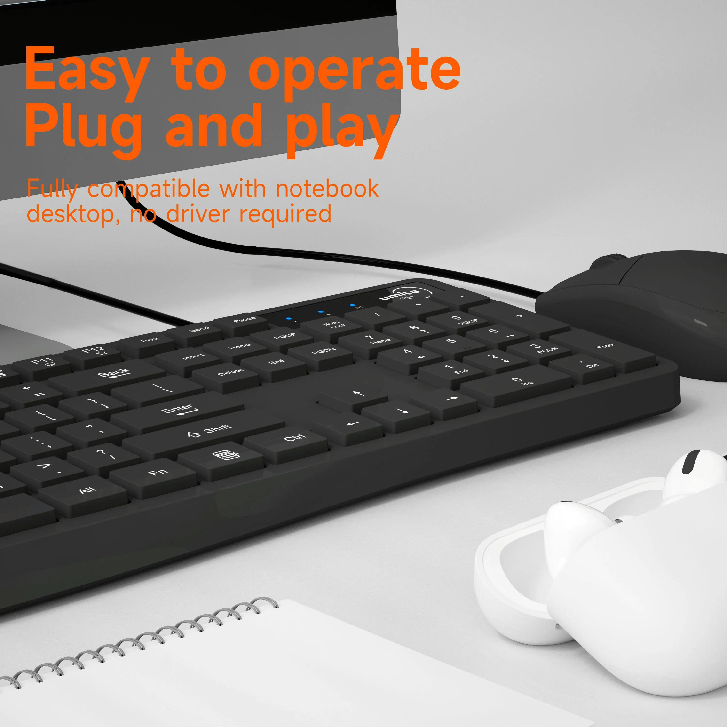 Hot Sale Competitive Computer Usb Wired Keyboard Mouse Combo - Buy ...