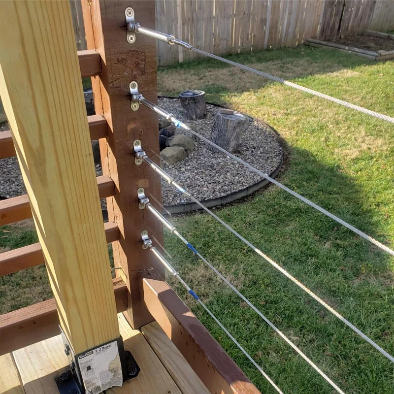 FULE Free Sample Tensor for Balustrades Fence Railing Accessories Outdoor Tensioners Stainless Steel Stair Deck Cable Railing