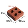 Premium solid ebony wood with 4 beveled holes