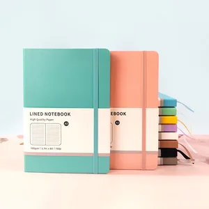 Ready to Ship Colorful School Use Exercise Book Soft Cover Leather Cheap Bulk Notebook Custom Journal Notebooks & Writing Pads