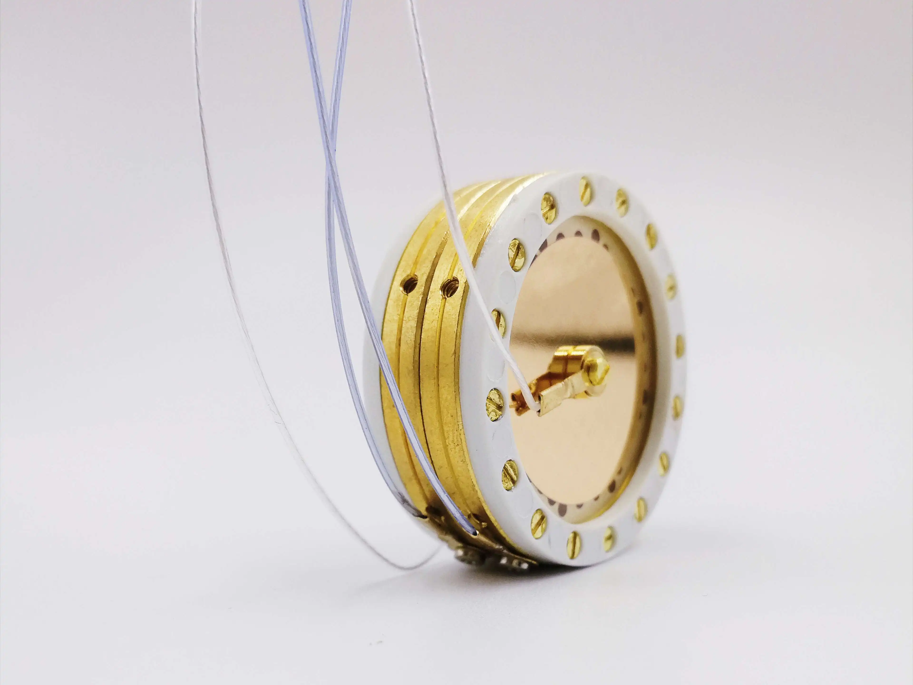 For U87 AI  Dual Side  Isolated Backplates Large Golden Diaphragm Microphone Capsule  for DIY PRO Studio Microphone