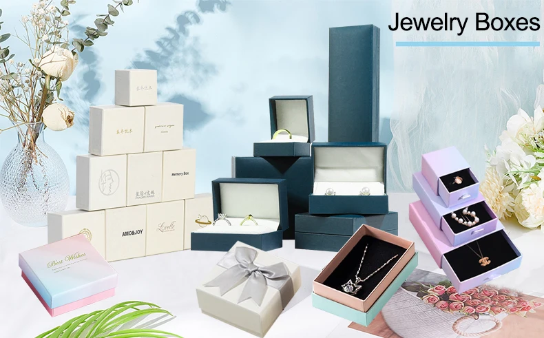 Custom Small Paper Cardboard Ring Drawer Packaging Jewelry Gift Box And ...