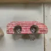 Poteau à griffer pour chat en forme d'orgue - style arche.