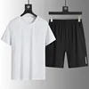 White T-Shirts+Shorts