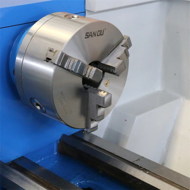 LUZHONG CJM280 Mini Metal Horizontal Lathe Machine 220V Automatic Grade Light Duty Capacity Manual Lathe Tool Engine Motor PLC