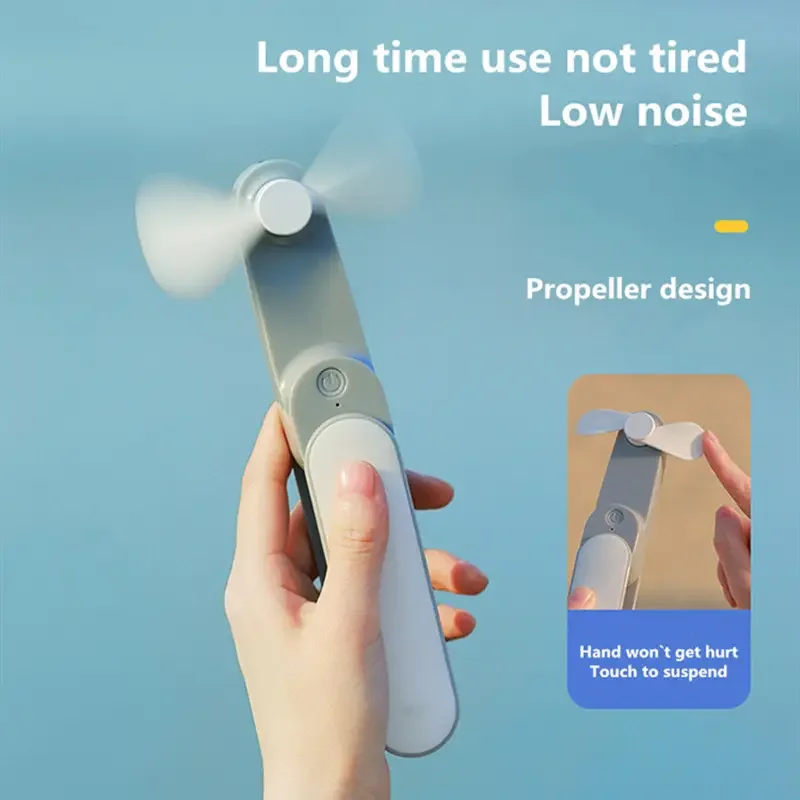 Wholesale 3 In 1 Portable Handheld Usb Rechargeable Fan Smart Electric