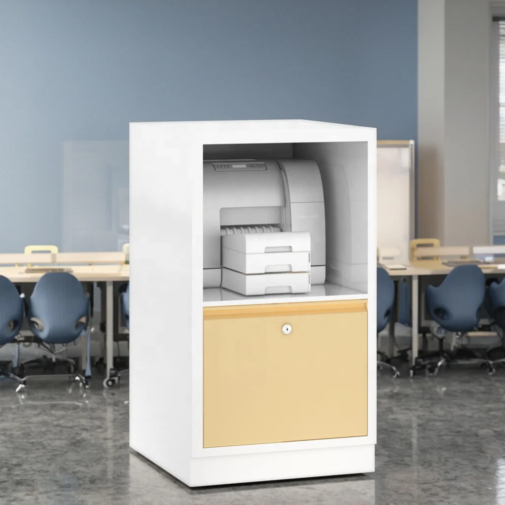 Modern Stainless Steel Ventilated Dental Clinic Cabinet with Heat-Resistant Shelves Cable Management Medical Office Storage 6