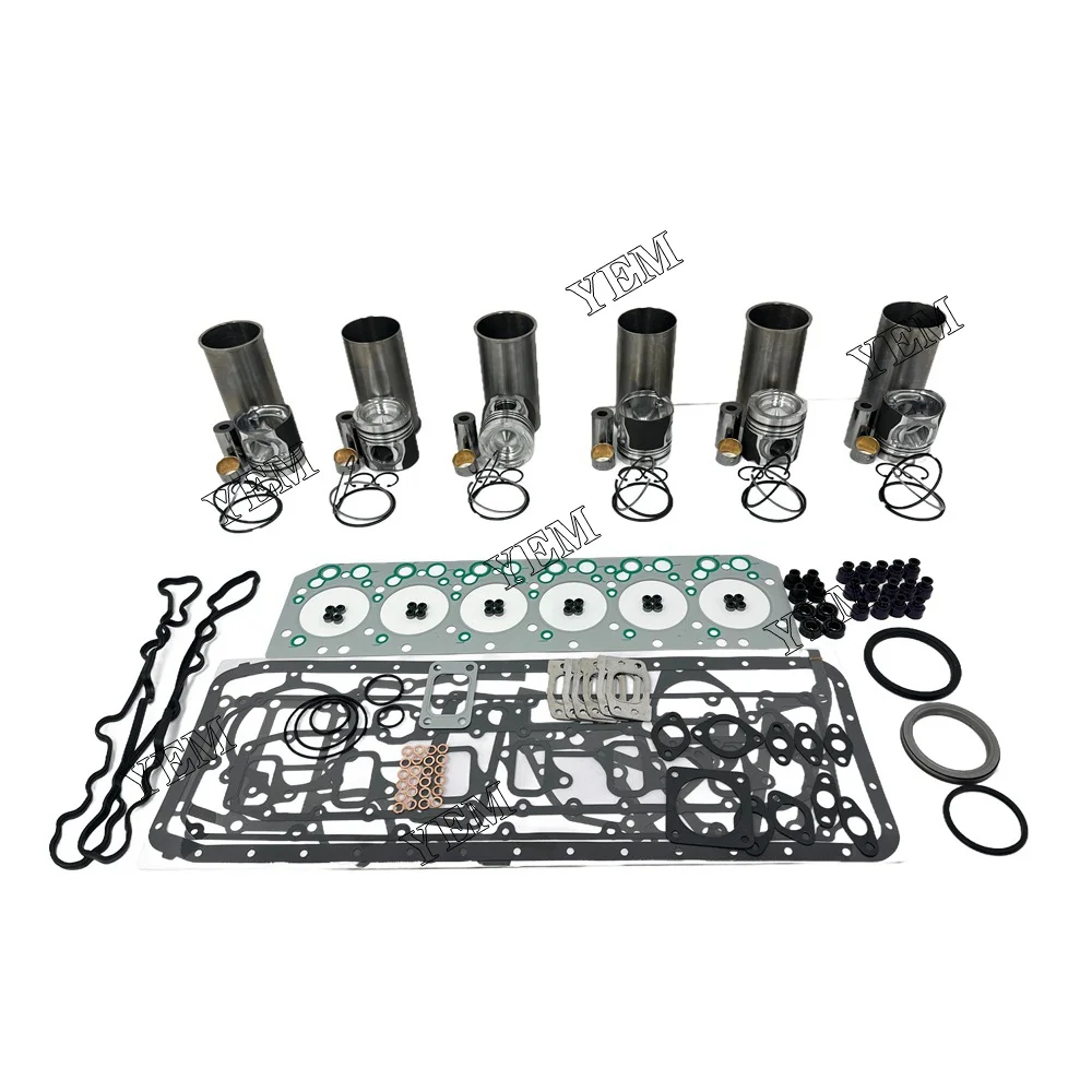 Overhaul Kit With Gasket Set Fit for Doosan Develon DL06 Engine 6