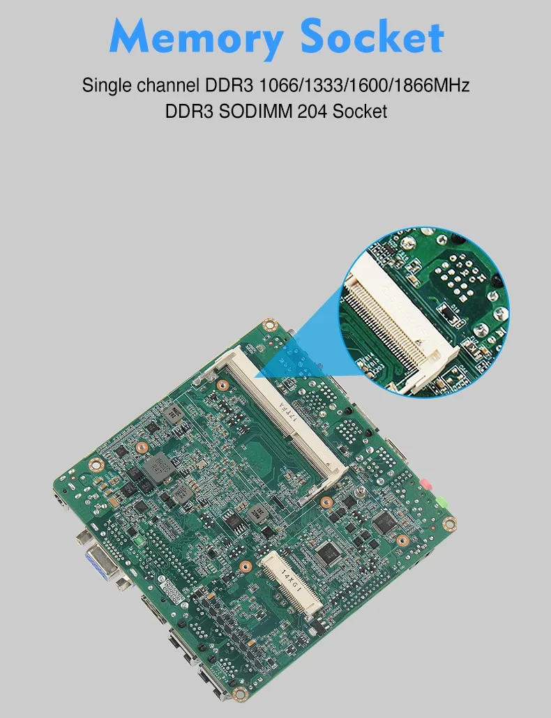 Fanless Nuc Nano Itx Motherboard N4200 Nano Mini Pc Motherboard Ddr3