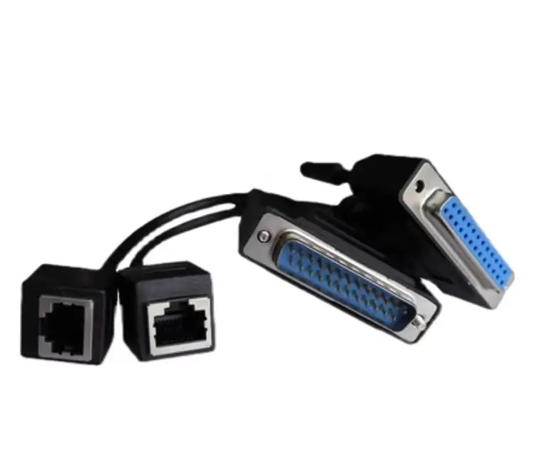 Lightful R&D ILDA to RJ45 Interface Adapter RGBW LED Light Source USB Charger Male and Female Signal Converter a Pair