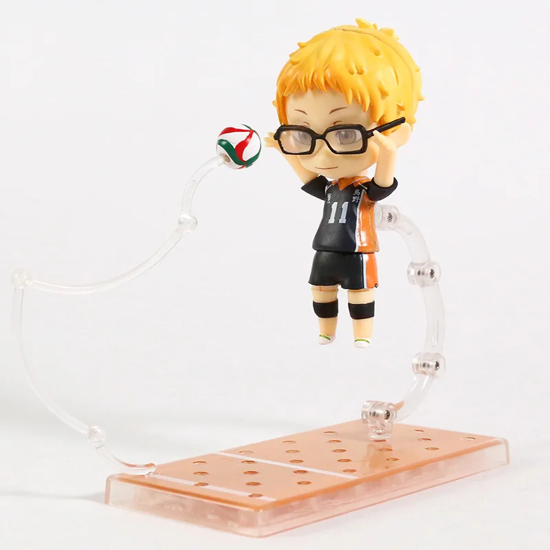 Фигурка аниме игрушки Q версии Haikyuu Kei Tsukishima #616 фигурка Коллекционная модель игрушка для подарка