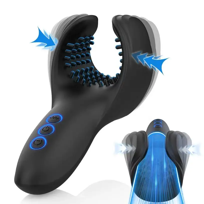 Glans Trainer Penis Massager: Vibrating Cock Ring for Men, Male  Masturbation Toy to Enhance Pleasure and Delay Ejaculation