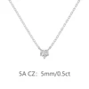 Silver 5mm-DY191710-S-W-WH