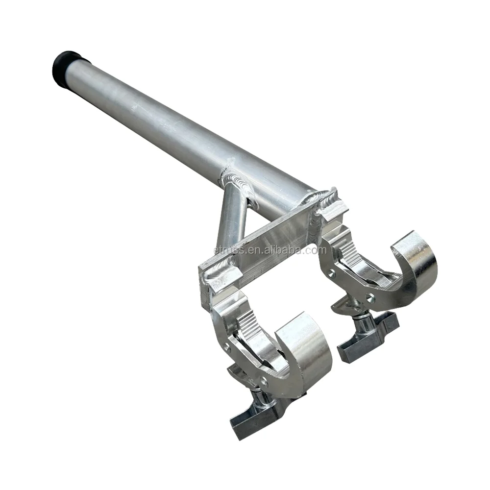 product aluminum double clamp lighting hook truss event lighting metal material display durable alloy construction404-1