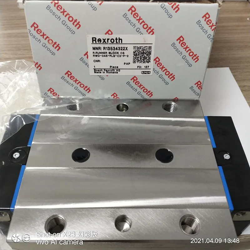 Original Rexroth Linear Motion Guide Block R18534312X R18534322X Roller Runner Block