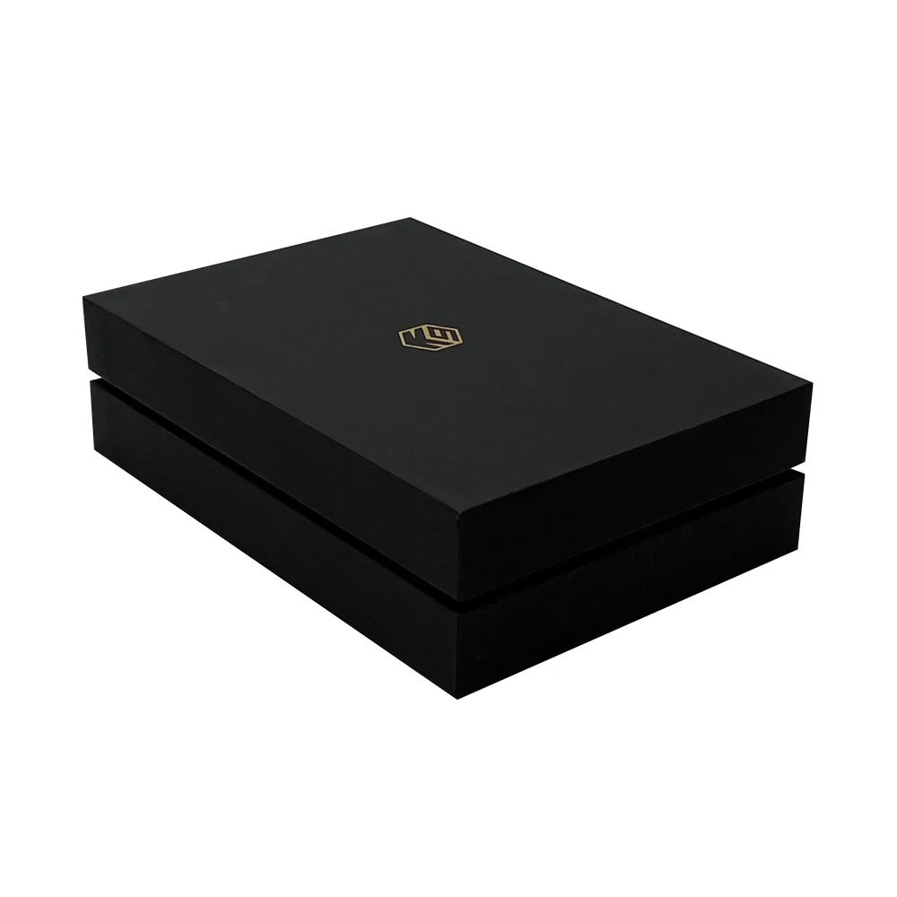 custom elegant lift-off lid shoulder neck lid and base boxes gift package 2 pieces rigid paper storage box with lid