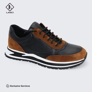 LANCI OEM ODM Wholesale Shoe Manufacturers in China Men's Sneakers Supplier Chinese Sneaker Factory Leather Shoes for Men Custom