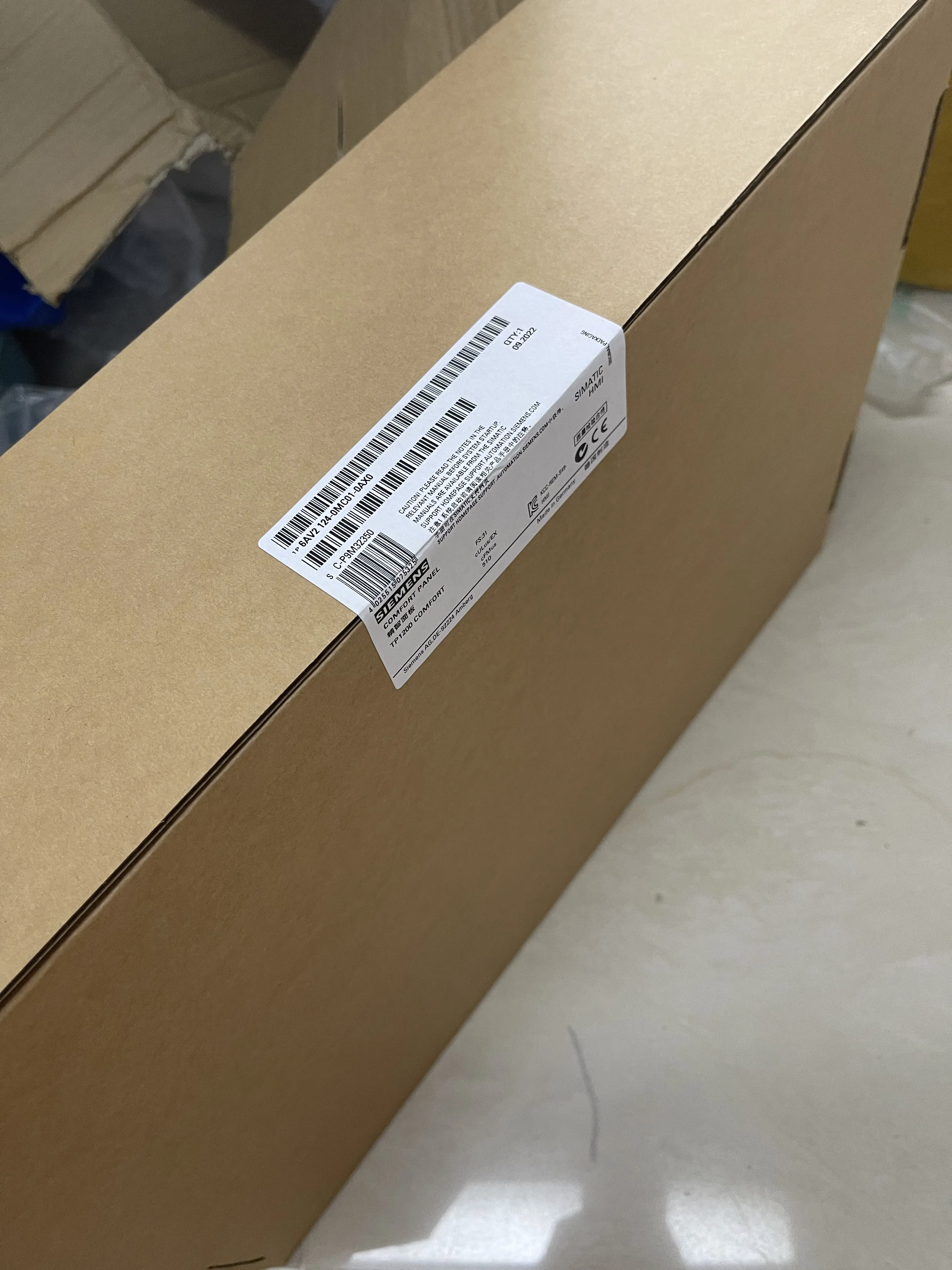 Siemens Comfort Panel 6AV2124-0MC01-0AX0