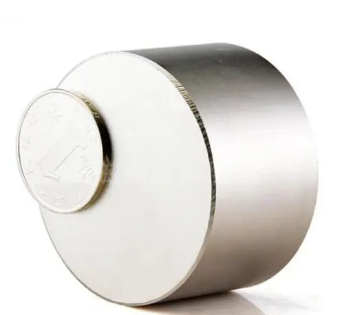 Custom Strong Permanent Big Size Imanes N52 80x80 70x40 Rare Earth Disc Neodymium Large Round Magnets