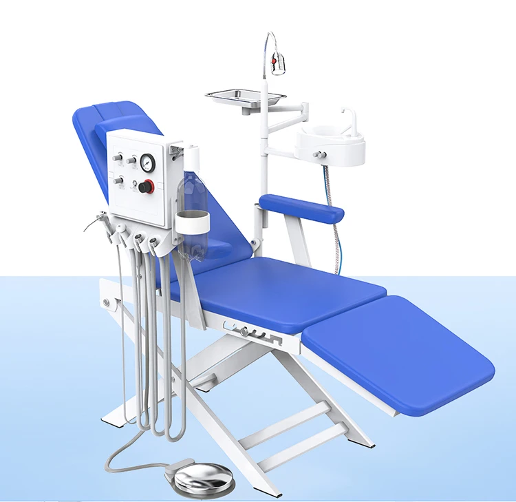 Hot Sale China Dentist Chair Fully Foldable Mobile Dental Chair