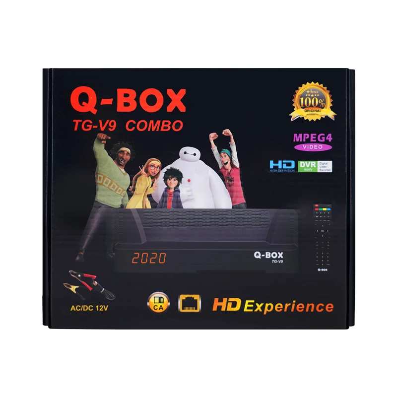 Q-BOX TG-V9 New Decoder c Band Dtv Apk Dvb T2s Dvb T2 7.2 Receiver  Dvb T2 Digital Dish Receiver Satellite Tv Internet Tv Decode
