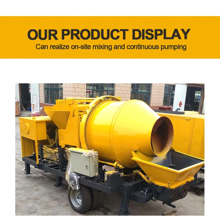 Horizontal Self Loading diesel Engine Mortar Cement Concrete Mixer with ...