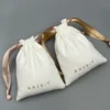 Beige Bag with Gold Ribbon