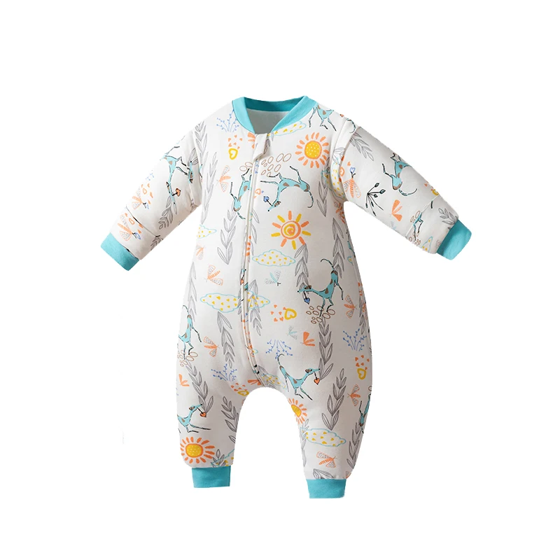 Комфортные теплые Регулируемые мягкие 4 тог 100% из органического хлопка, зимние спальные мешки для коляски новорожденных