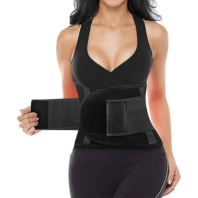 Hot Selling Custom Private Label Women Sport Workout Neoprene Sweat Waist Trainer Slimming Waist Trimmer Belt For Gym