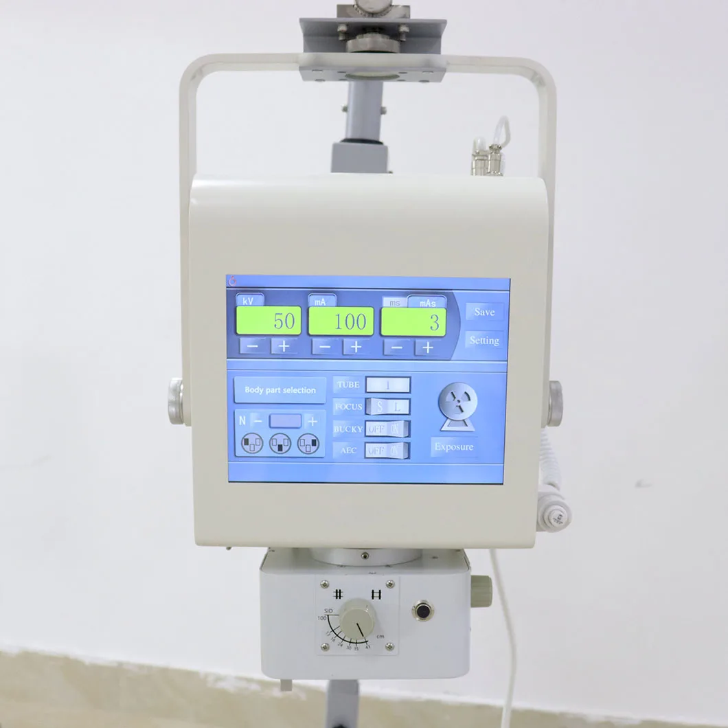 Medical Radiology Diagnostic Equipment Portable 5 kW High Frequency Digital Digital X Ray Machine