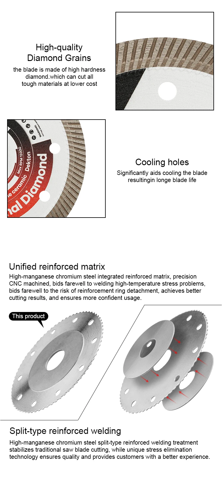 product hot pressed diamond turbo saw blade cutting disc cutting wheel for marble granite porcelain ceramic tile-16