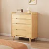 [Couleur bois entièrement naturelle] Commode à quatre tiroirs