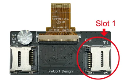 iFlash デュアル Micro SD アダプター iPod Classic 5/6/7世代 Video