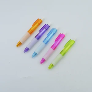 Factory-direct plastic multi-color mini ballpoint pens Office or student supplies creative pens Customizable logos