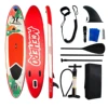 Plage tropicale rouge et blanche