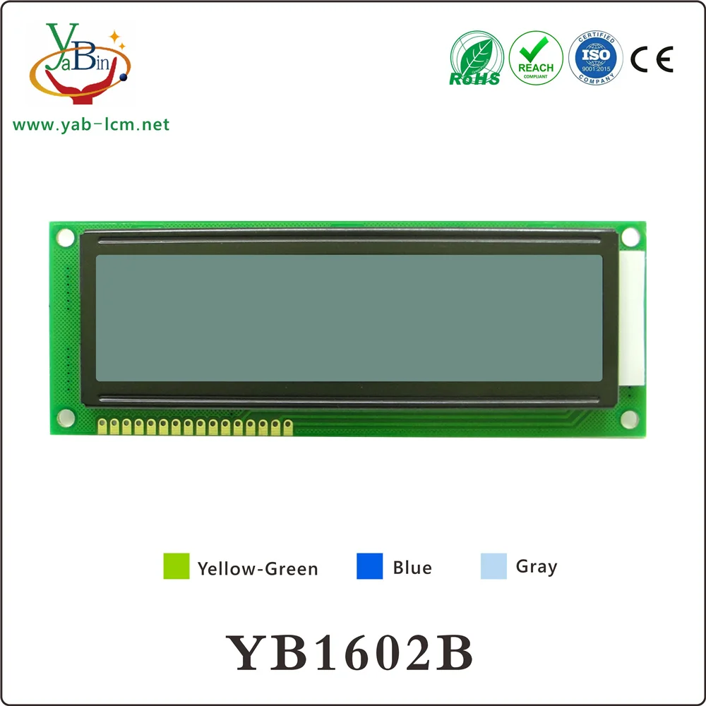 16x2 lcd display dimensions manufacturer