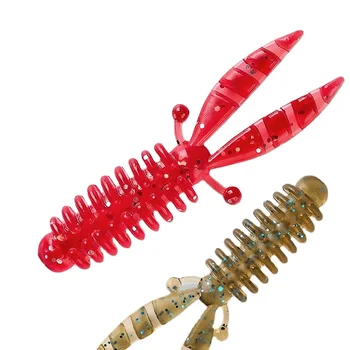 Palmer 55mm 1.9g PVC Soft Shrimp & Prawn Lure Bionic Crawfish Worm Bass Bait Without Hooks – Soft Lure – view 4